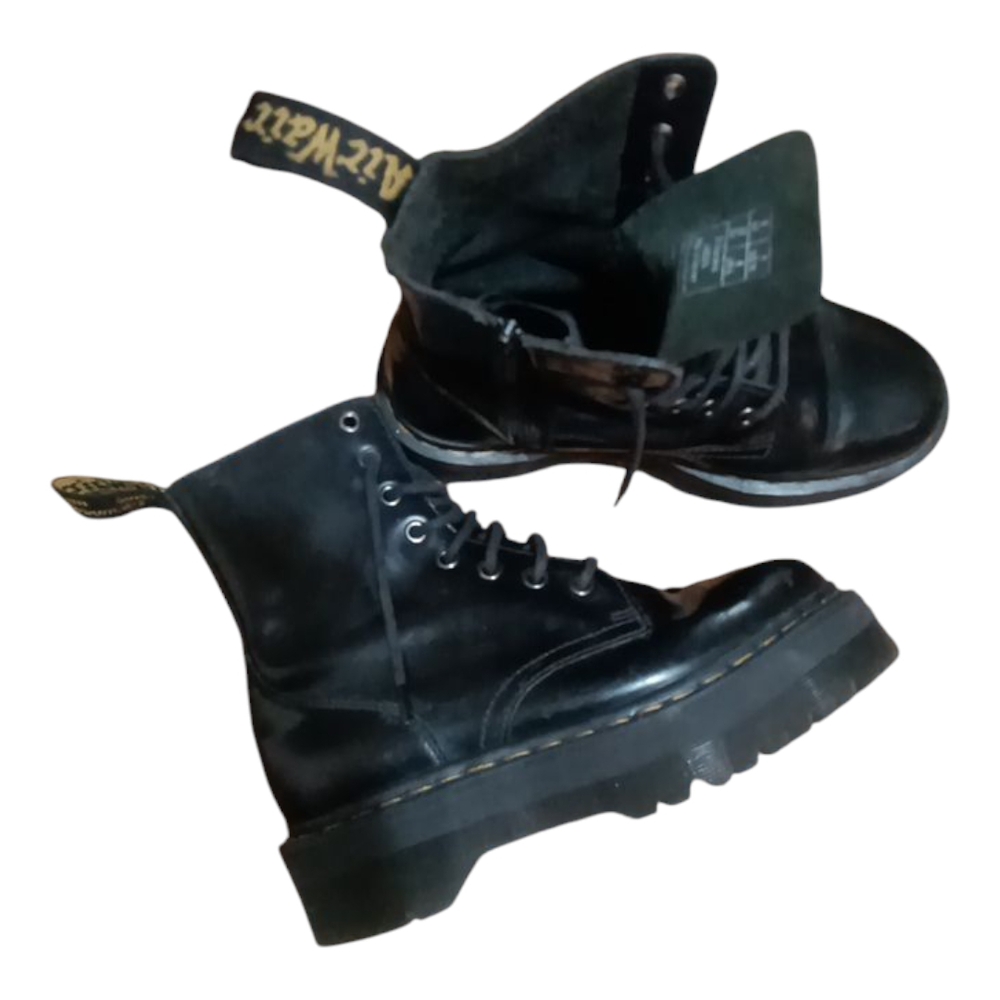 Dr. Martens Black Leather Boots